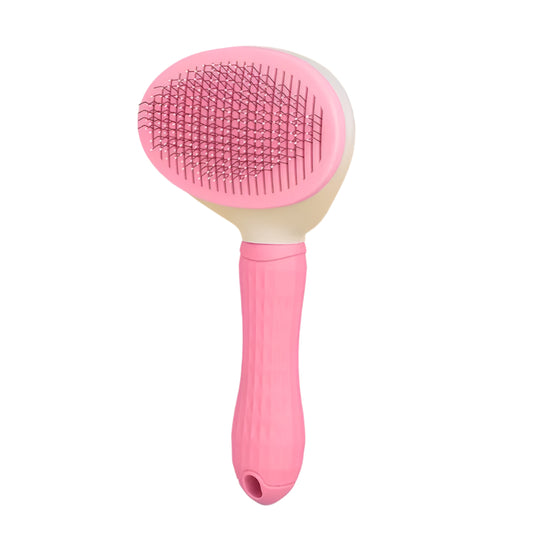 Pet Hair Removal Brush Dog Hair Comb Stainless Steel Automatic Hair Fading Cat Comb Pet Cleaning Grooming Supplies