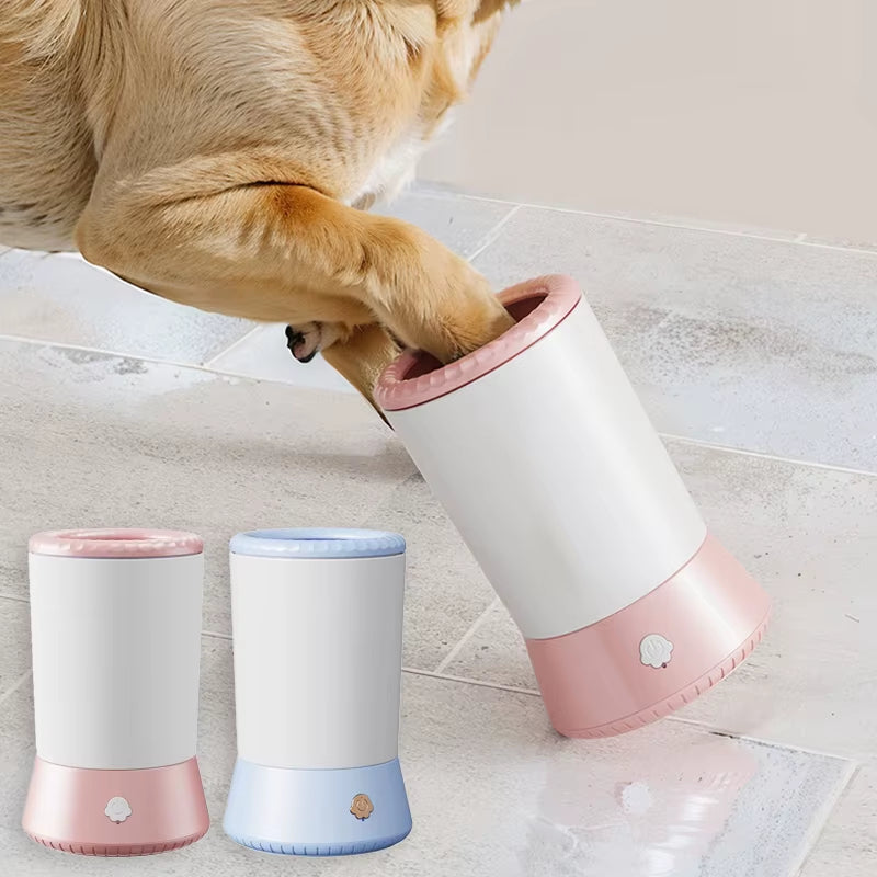 Pet Portable Dog Paw Washer Automatic Pet Paw Cleaner Electric Paw Massager USB Rechargeable Dog Paw Cleaner Automatic