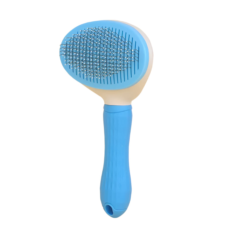 Pet Hair Removal Brush Dog Hair Comb Stainless Steel Automatic Hair Fading Cat Comb Pet Cleaning Grooming Supplies